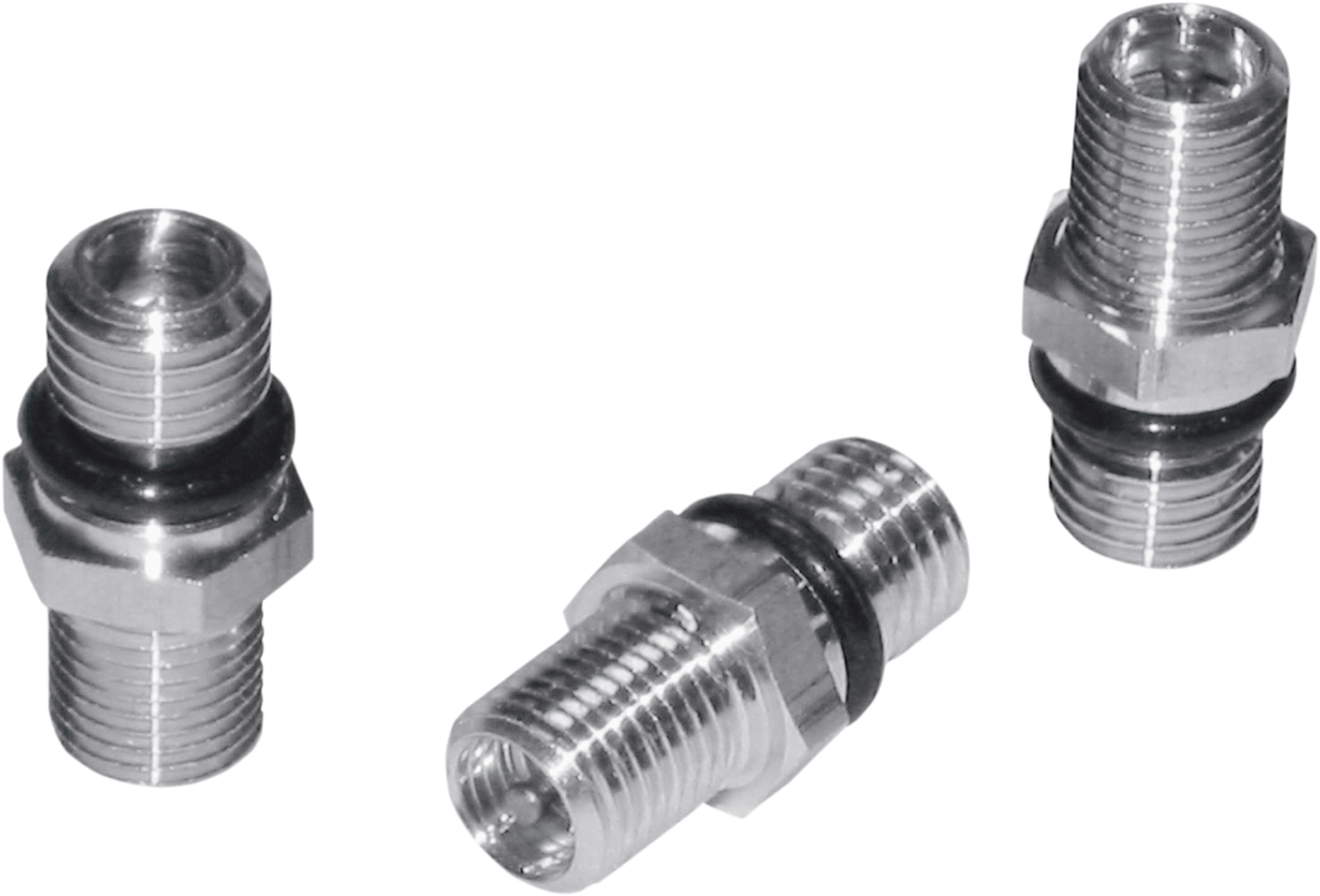 KYB Shock Air Valve Complete with O-Ring - Rear - Chrome 120130000101