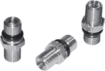 KYB Shock Air Valve Complete with O-Ring - Rear - Chrome 120130000101