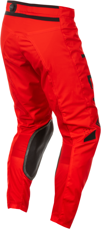 Kinetic Center Pants Red/Black Sz 36