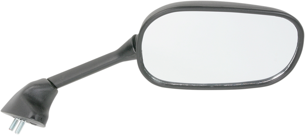 PARTS UNLIMITED Mirror - Side View - Rectangle - Black - Right R1-1000-RH