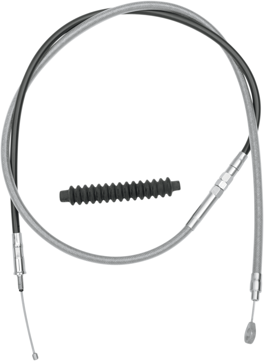 DRAG SPECIALTIES High-Efficiency Braided Stainless Steel Clutch Cable - 64-15/16" 5322402HE
