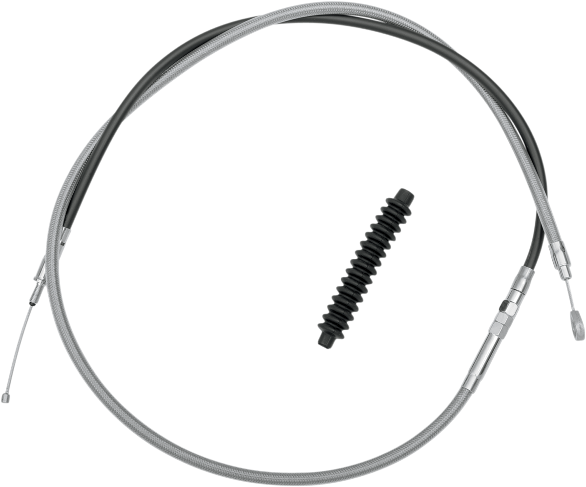 DRAG SPECIALTIES High-Efficiency Braided Stainless Steel Clutch Cable - 68-15/16" 5322406HE