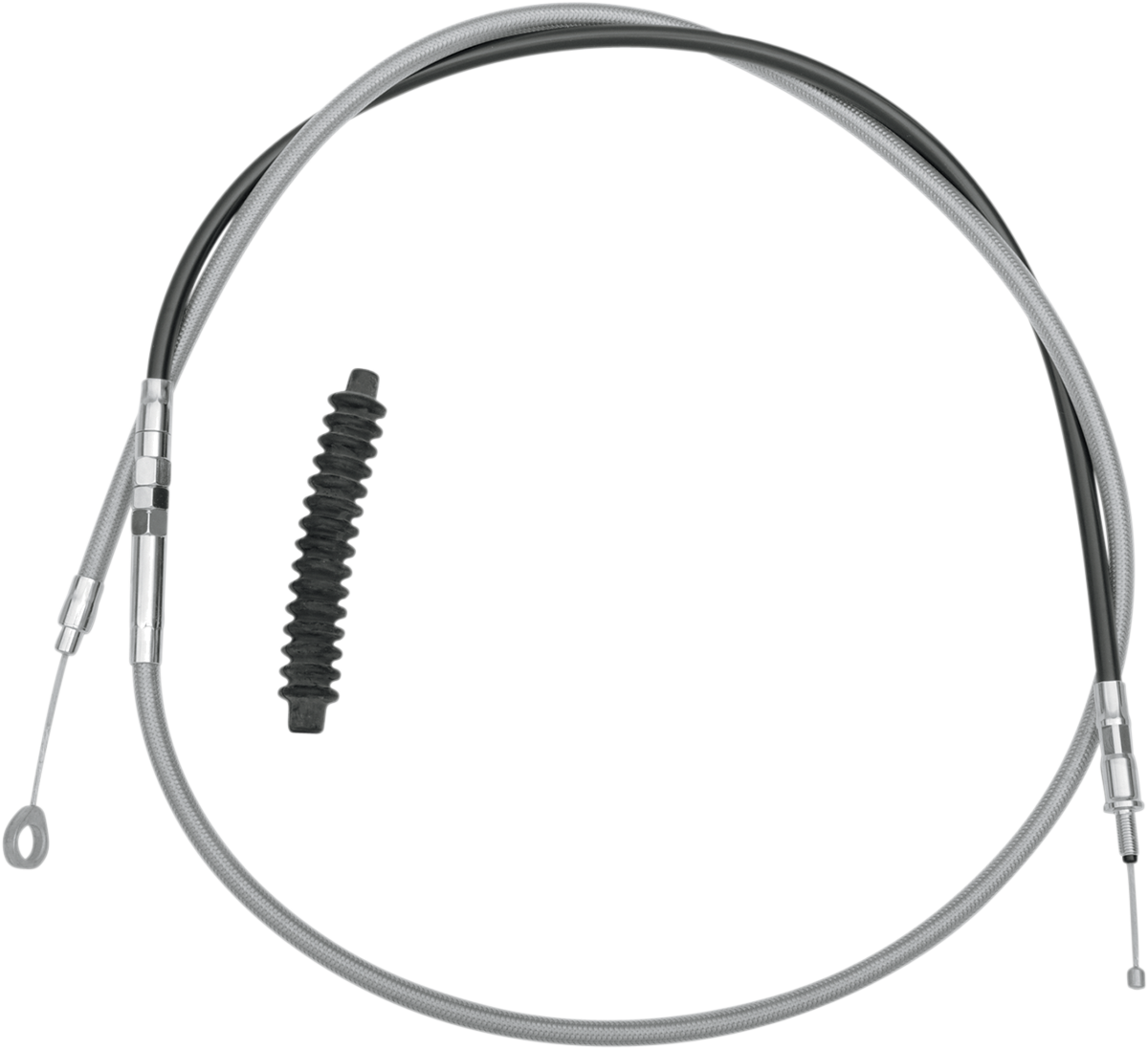 DRAG SPECIALTIES High-Efficiency Braided Stainless Steel Clutch Cable - 72-15/16" 5322410HE