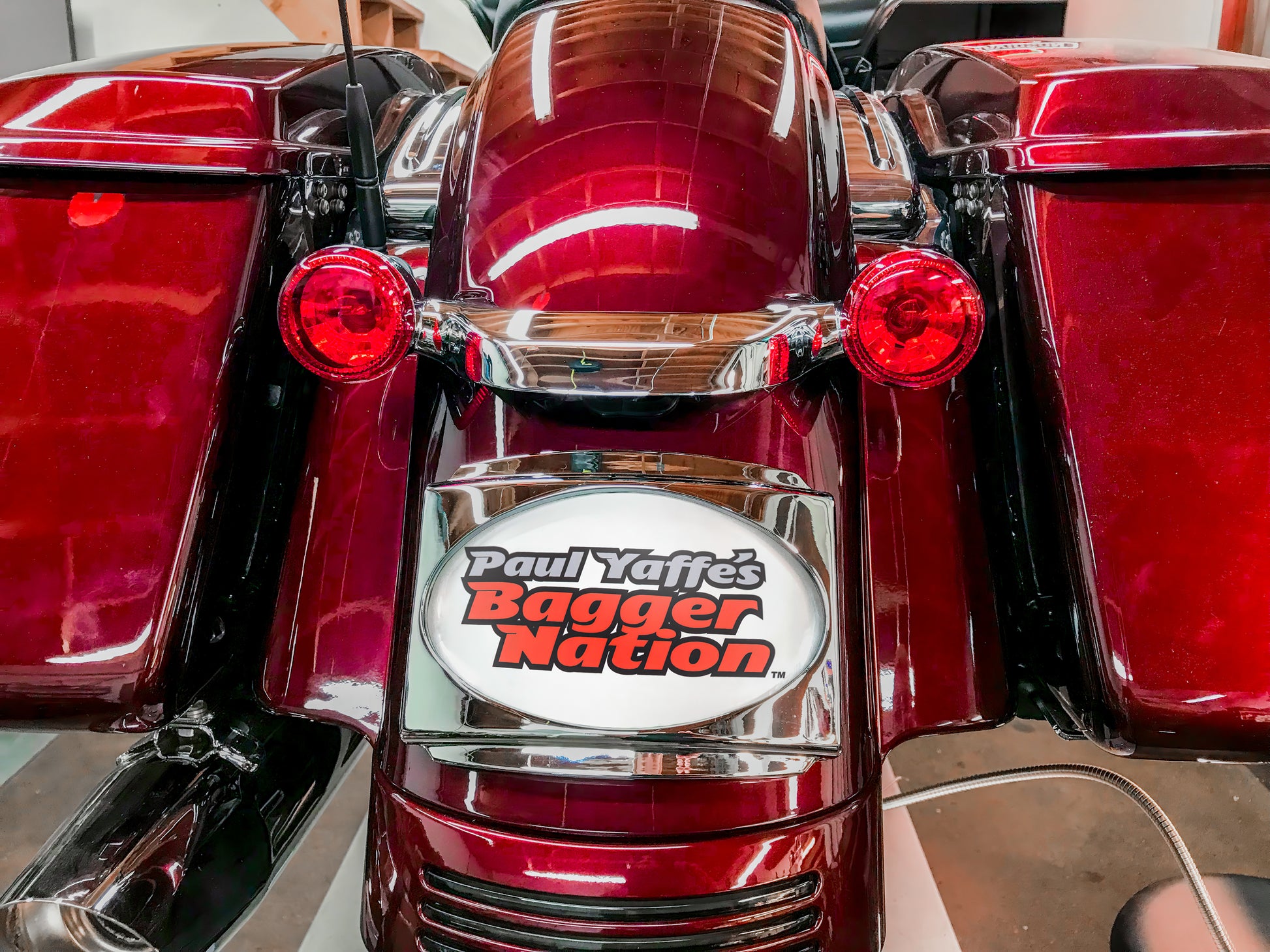 Stealth 3 License Frame Chrome For Stock Touring