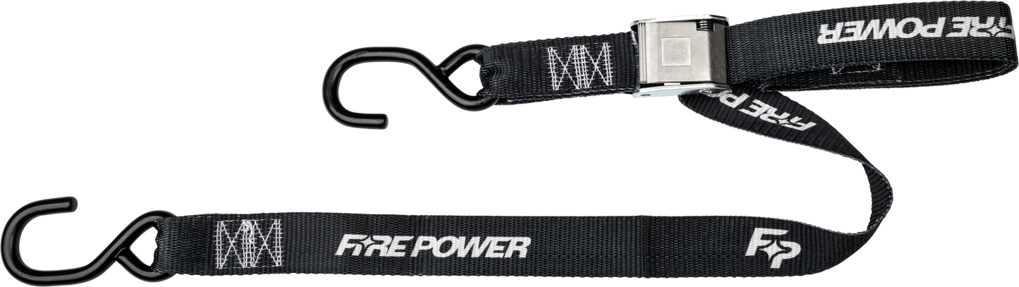 1.5" Tie Down Black 2/Pk