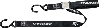 1.5" Tie Down Black 2/Pk
