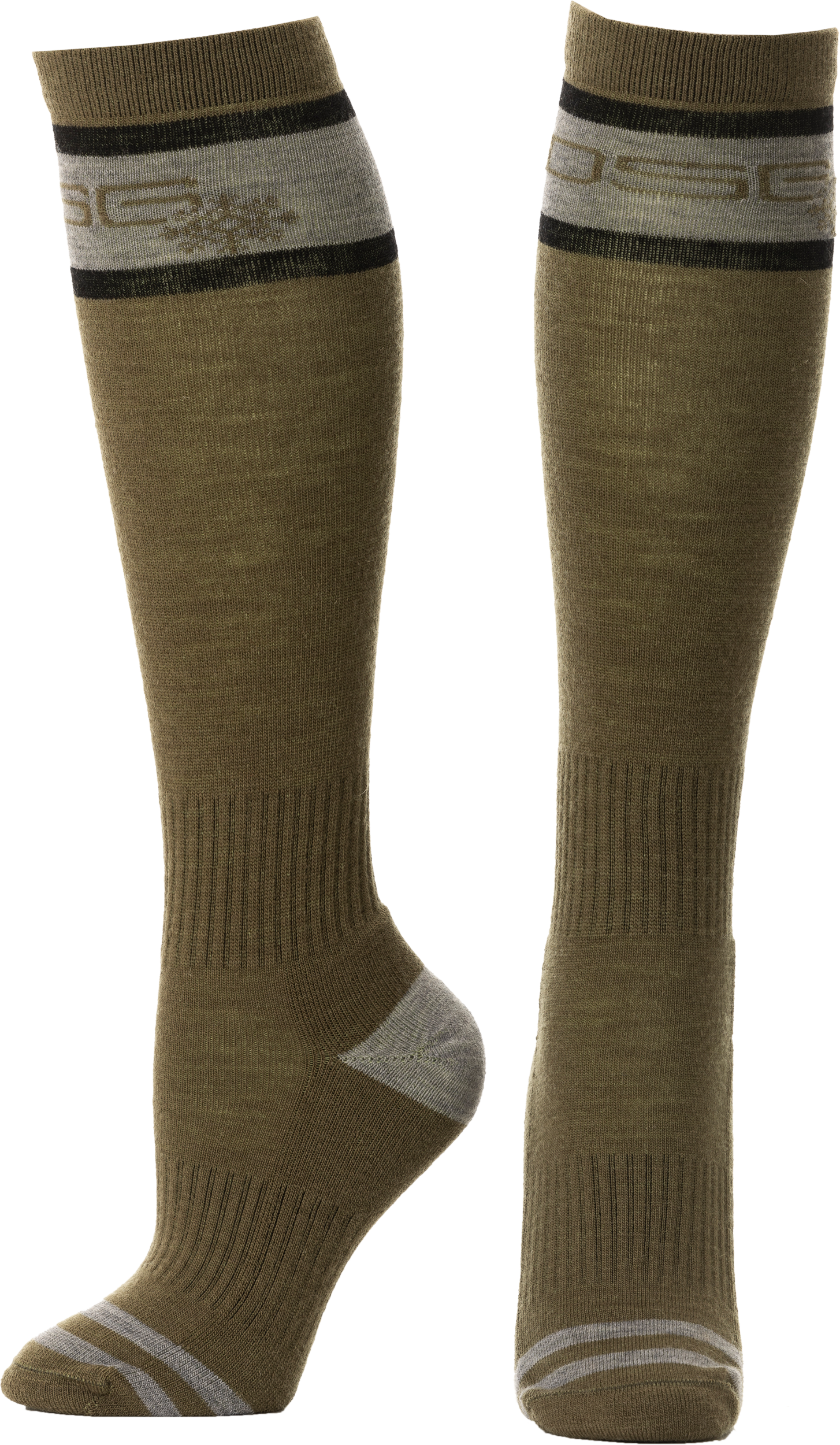 Mid Weight Socks Dark Olive