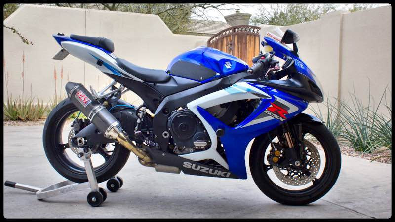 TechSpec TRACK DESIGN Tank Grip Pads for the Suzuki GSX-R600 / GSX-R750 (06-07)