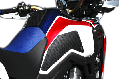 TechSpec Tank Grip Pads for the Honda Africa Twin 1000 (16-20) - RED, WHITE & BLUE PAINT DESIGN