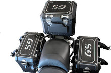 TechSpec Pannier Lid Guards for the BMW R 1200 / 1250 GS (14+) BLACK on GRAY, COMBO KIT, RIGHT, LEFT & TAIL