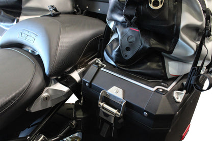 TechSpec Pannier Guards for the BMW R 1200 / 1250 GS (14-24) Left - 44Itr, and Right - 36Itr - Black / Gray