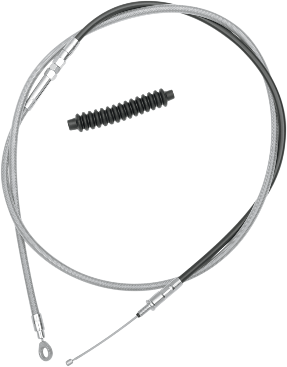 DRAG SPECIALTIES High-Efficiency Braided Stainless Steel Clutch Cable - 80" 5322480HE