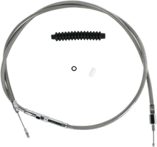 DRAG SPECIALTIES High-Efficiency Braided Stainless Steel Clutch Cable - 60" 5320260HE