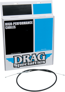 DRAG SPECIALTIES High-Efficiency Black Vinyl Clutch Cable - 55" 4320655HE