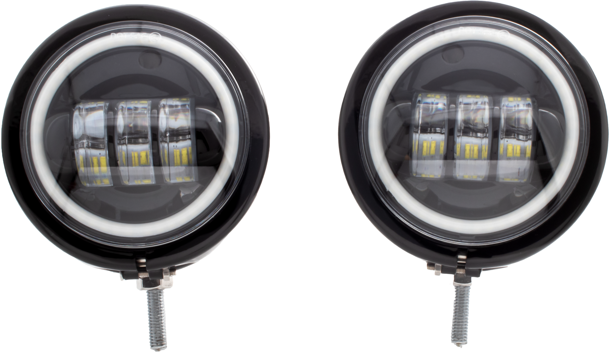 4.5" Led Assem Blk Shell Halo Black
