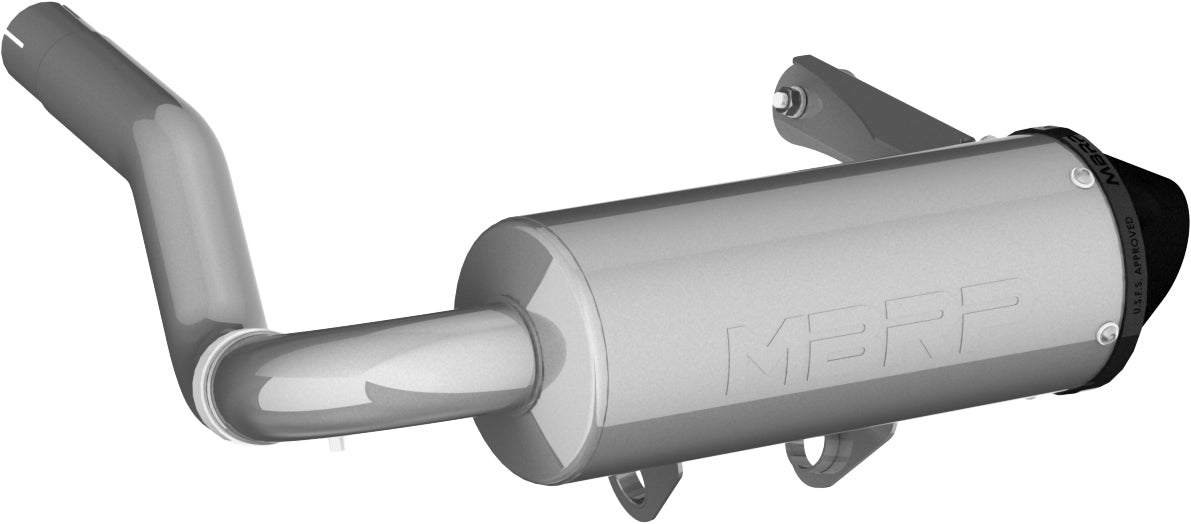 Single Slip On System W/ 5" Performance Muffler Blk Tip