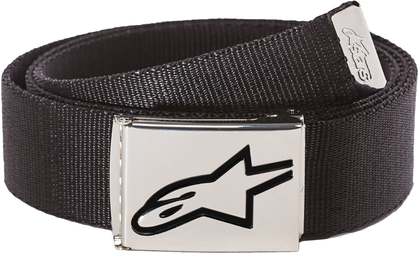 Ageless Web Belt Black Chrome