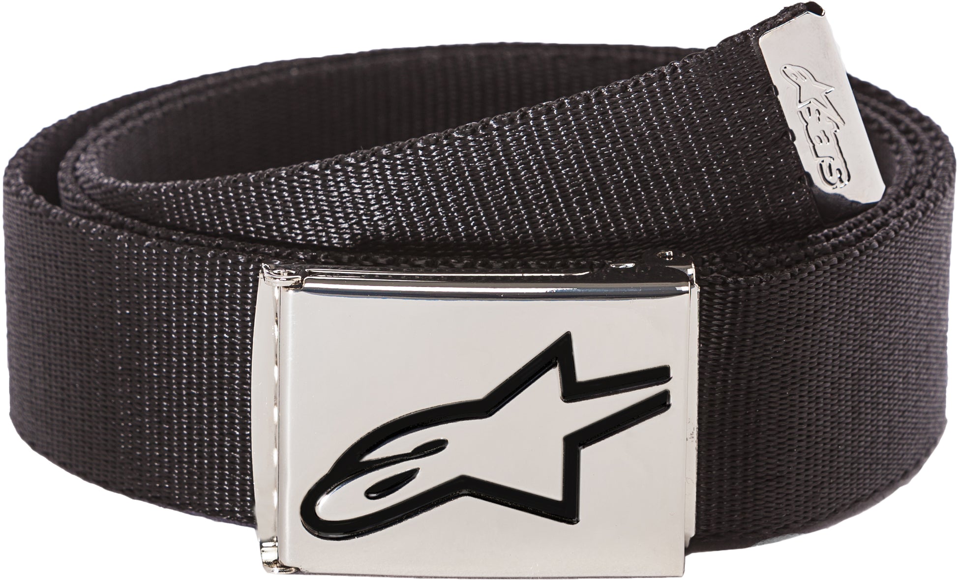 Ageless Web Belt Black Chrome