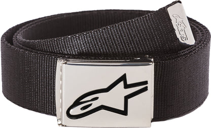 Ageless Web Belt Black Chrome