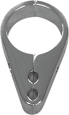 DRAG SPECIALTIES Cable Clamp - Dual Throttle/Idle - 1-1/2" - Chrome 0658-0028