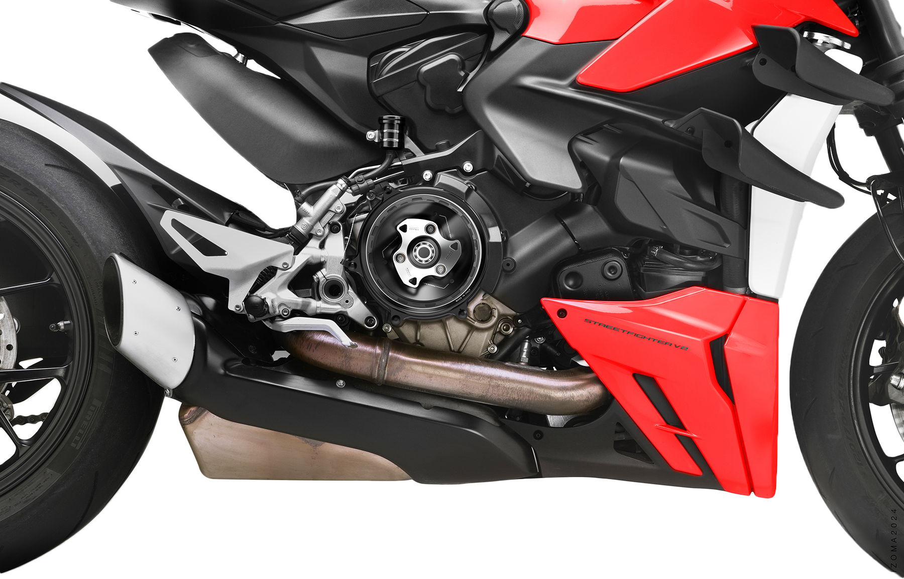 Clutch Cover Silver Duc V2