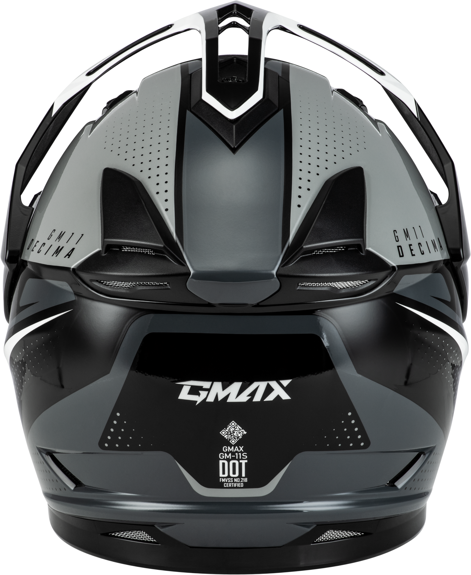 Gm 11 Decima Helmet Black/Grey/White Xs