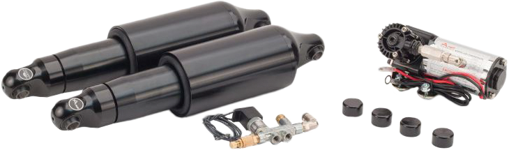 Air Shocks Fox Series Blk Vrod