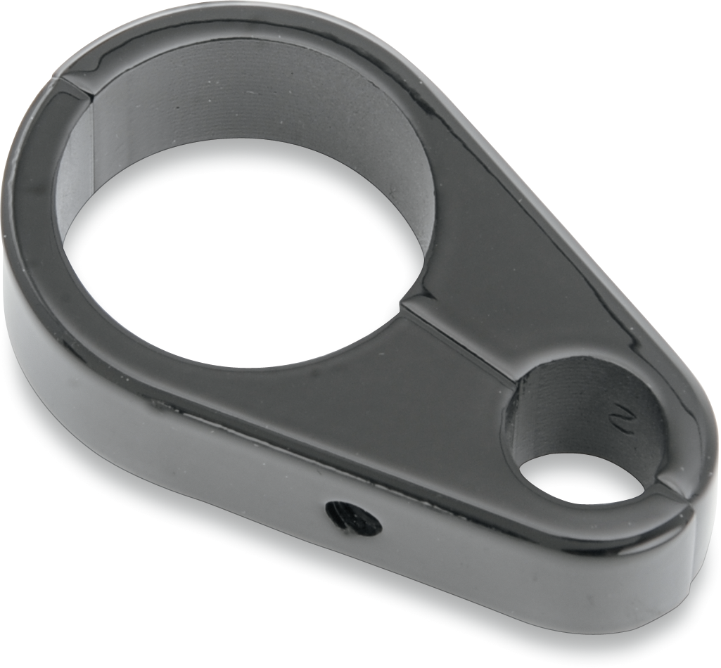 DRAG SPECIALTIES Die-Cast Cable Clamp - Clutch - 1" Frame - Black 11-0053GB
