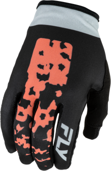Women's Lite Flake Gloves Black/Light Grey/Coral 2x