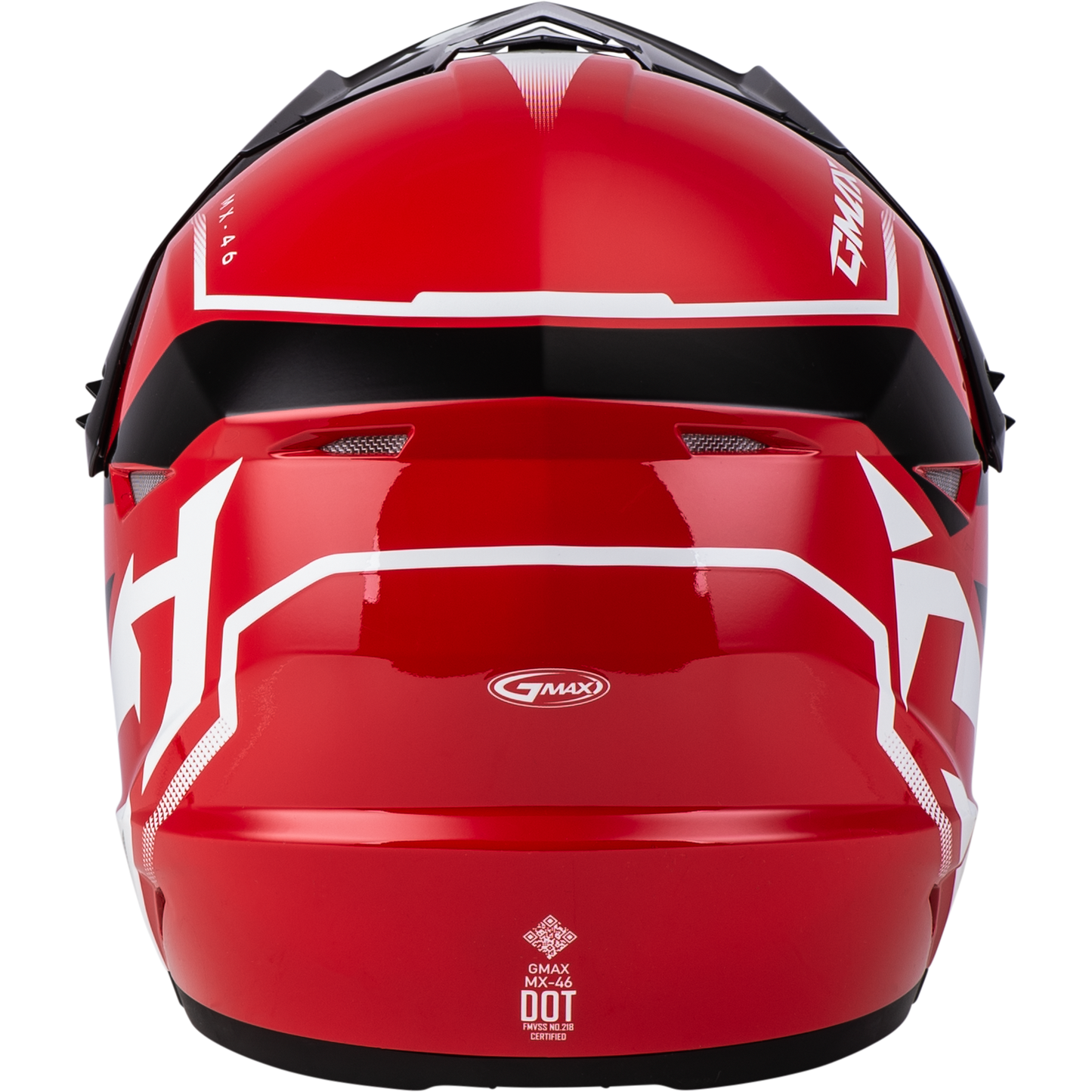 Mx 46 Compound Helmet Red/Black/White Ys