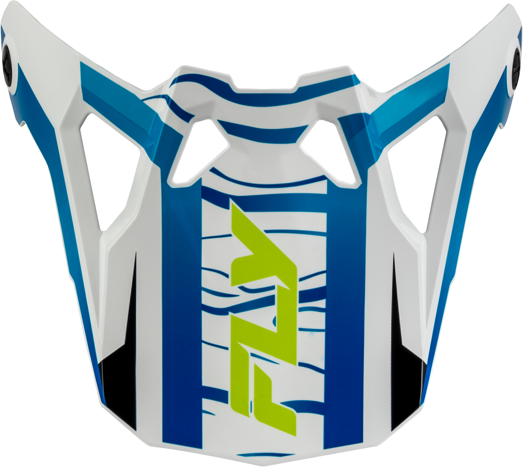 Formula Cp Charge Visor White/Blue/Black Yl Lg