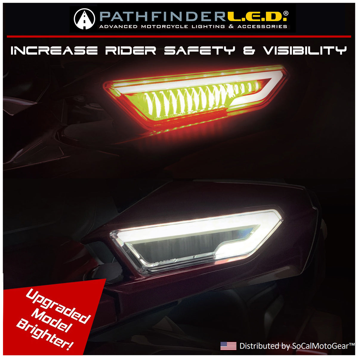 Led Mirror Seq Ts W/Drl Smoke Hon Gl