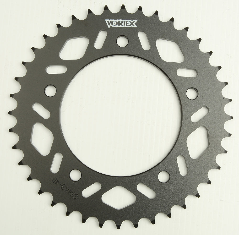 Rear Sprocket Steel 40t 520 Blk Yam