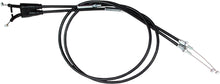 Black Vinyl Throttle Push Pull Cable Set