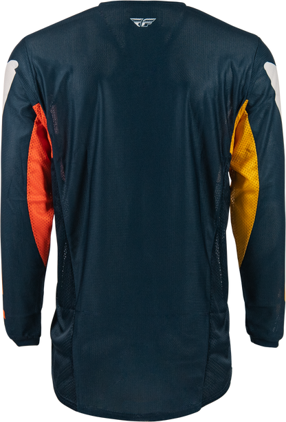 Kinetic Mesh Jersey Navy/Orange Lg