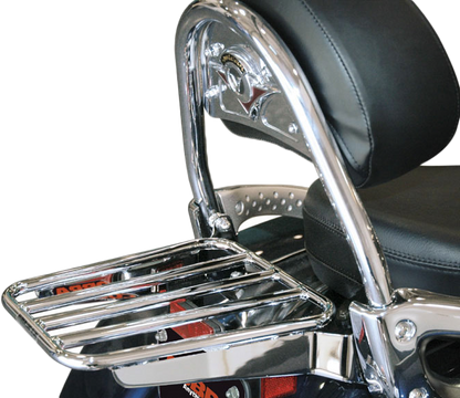 Solo Luggage Rack Tube Chrome Fits OEM Backrest Kaw Vn900