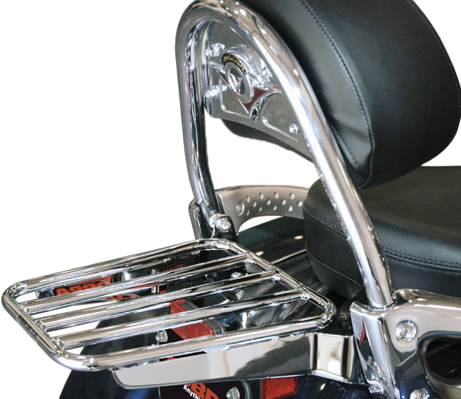 Solo Luggage Rack Tube Chrome Fits OEM Backrest Kaw Vn1600d