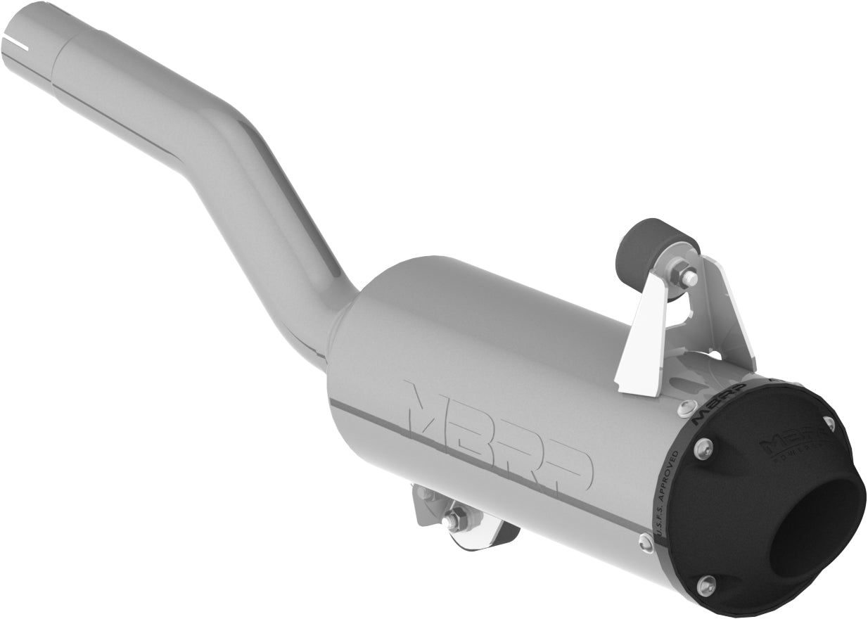 Single Slip On System W/ 5" Performance Muffler Blk Tip