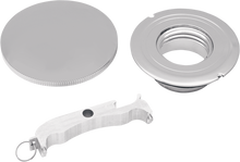 DRAG SPECIALTIES Gas Cap - Left-Hand - Non-Vented 012030