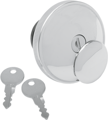 DRAG SPECIALTIES Screw-In Locking Gas Cap - Non-Vented - Chrome 03-0318A-B