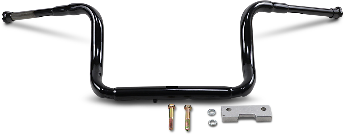 LA CHOPPERS 1-1/2" Grande Touring Ape Hanger Handlebar - 12" - Black LA-7322-12B