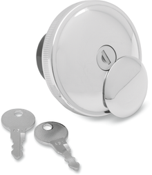 DRAG SPECIALTIES Screw-In Locking Gas Cap - Vented - Chrome 03-0320A-A