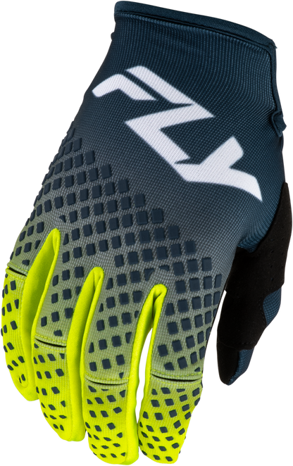 Kinetic Fade Gloves Navy/Hi Vis/White 2x