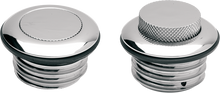 DRAG SPECIALTIES Gas Cap - Non-Vented Pop-Up - Chrome 03-0328-B1