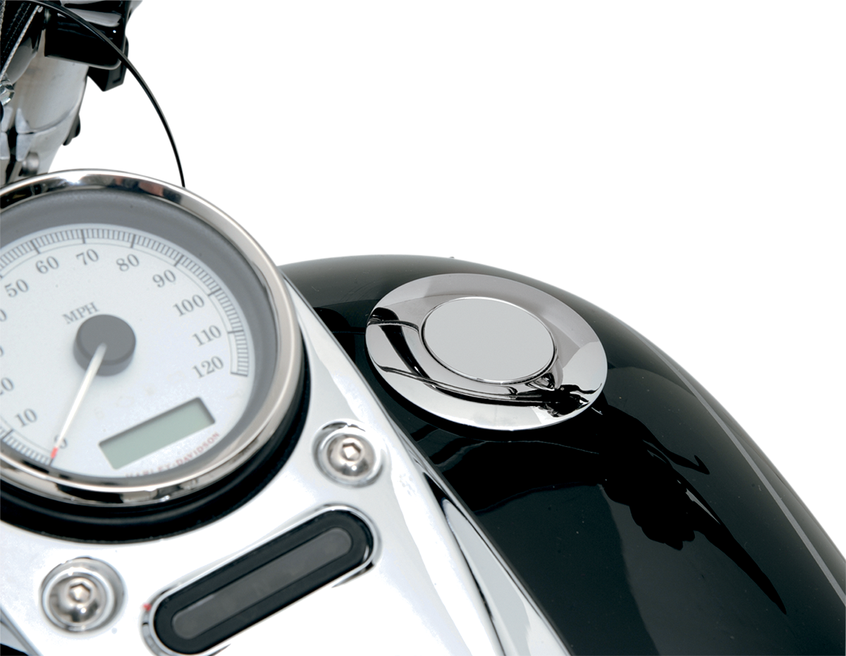 DRAG SPECIALTIES Gas Cap - Large - Vented - Pop-Up - Chrome T03-0336-A