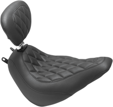 MUSTANG Wide Tripper™ Seat - with Driver's Backrest - Diamond 83007