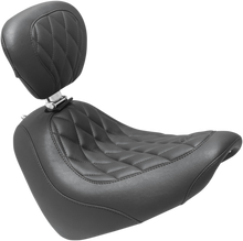 MUSTANG Wide Tripper™ Seat - with Driver's Backrest - Diamond 83016