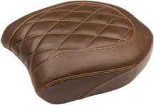 MUSTANG Wide Tripper Rear Seat - Diamond - Brown - FXDF '14-'17 75044