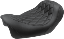 MUSTANG Forward Wide Tripper Solo Seat - Diamond - Black - FXDF '14-'17 75038