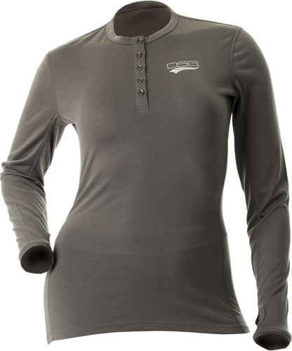 Merino Wool Base Layer Shirt Grey 2x